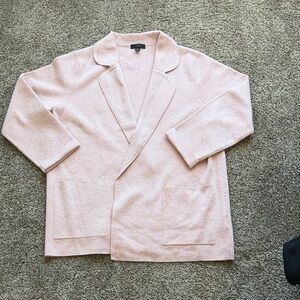 J. Crew Blush Pink Knit Blazer